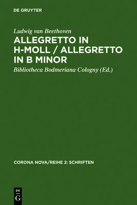 Book cover for Allegretto in H-Moll / Allegretto in B Minor / Ludwig Van Beethoven. Allegretto in B Minor