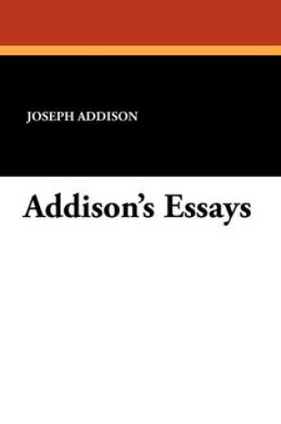 Cover of Addison's Essays