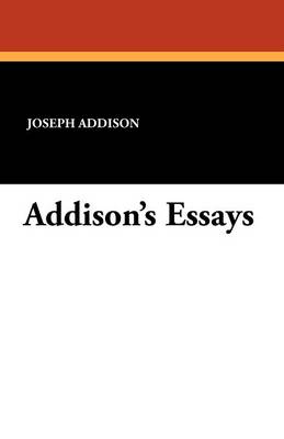 Book cover for Addison's Essays