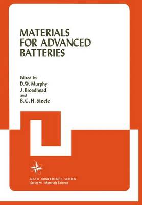 Book cover for Materials for Advanced Batteries