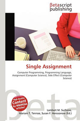 Cover of Single Assignment