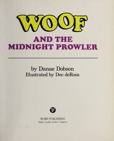 Book cover for Woof and the Midnight Prowler