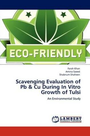 Cover of Scavenging Evaluation of Pb & Cu During In Vitro Growth of Tulsi