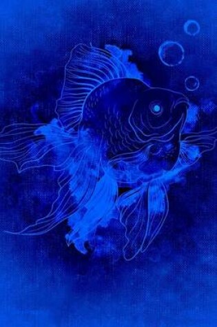 Cover of Drawing of a Goldfish on Blue