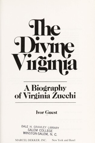 Cover of The Divine Virginia
