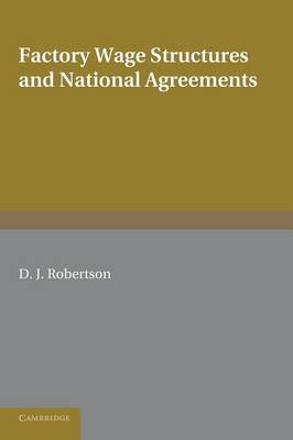 Book cover for Factory Wage Structures and National Agreements