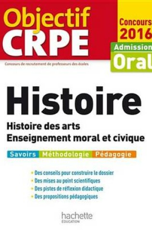 Cover of Objectif Crpe Histoire - 2016