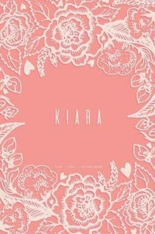 Cover of Kiara - Dot Grid Journal, Peach Floral