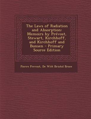 Book cover for The Laws of Radiation and Absorption