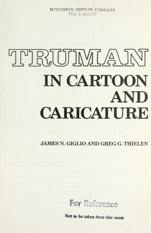 Book cover for Truman in Cartoon and Caricature