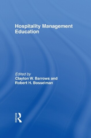 Cover of Hospitality Management Education