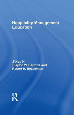 Book cover for Hospitality Management Education