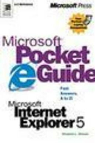 Cover of Pocket Guide to Microsoft Internet Explorer 5