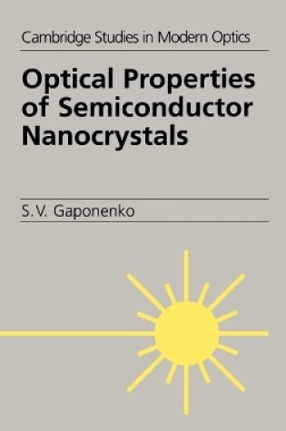 Cover of Optical Properties of Semiconductor Nanocrystals