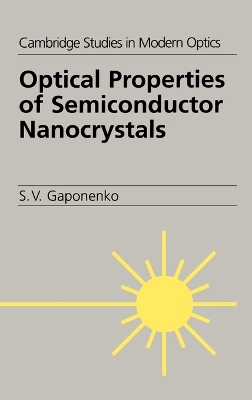 Book cover for Optical Properties of Semiconductor Nanocrystals