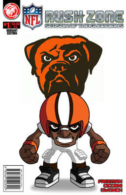 Cover of NFL Rush Zone; Season of the Guardians #1 Cleveland Browns