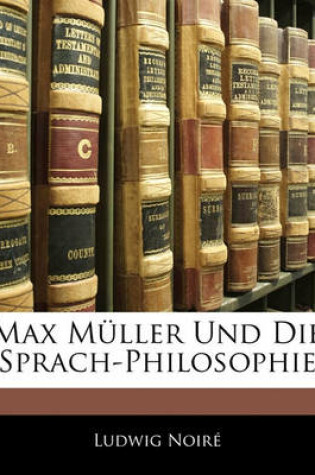 Cover of Max Muller Und Die Sprach-Philosophie