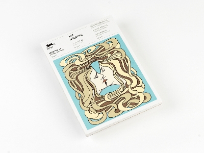 Book cover for Art Nouveau: A5 Notepad