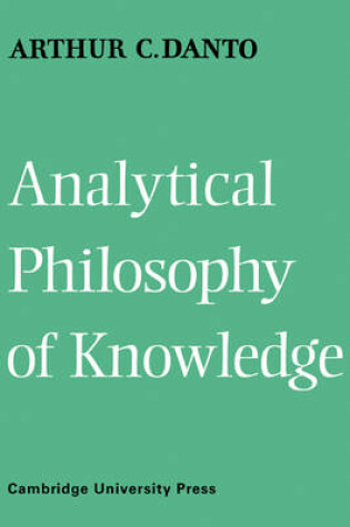 Cover of Analytical Philosophy of Knowledge