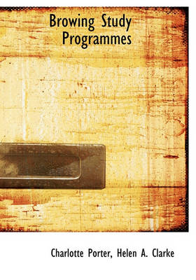 Book cover for Browing Study Programmes