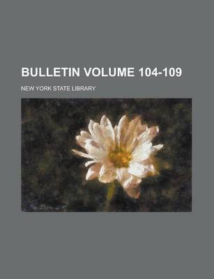 Book cover for Bulletin Volume 104-109