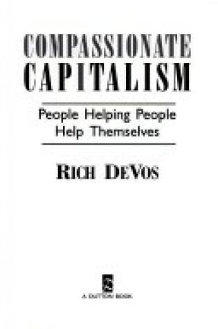 Cover of Devos Rich : Compassionate Capitalism (HB)