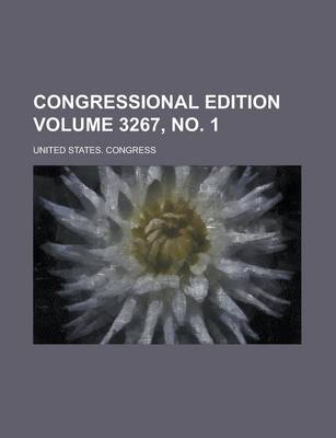 Book cover for Congressional Edition Volume 3267, No. 1