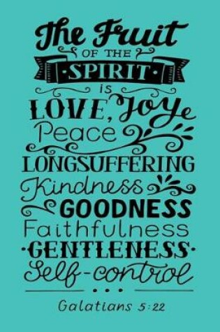 Cover of The Fruit Of The Spirit Is Love Joy Peace Long suffering kindness goodness faithfulness Gentleness Self-control Galatians 5