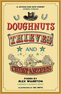 Book cover for Doughnuts, Thieves and Chimpanzees