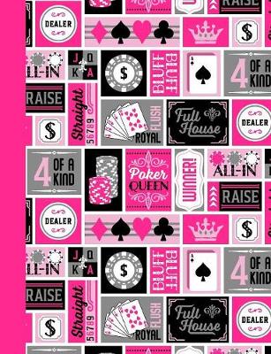 Book cover for Pink Patchwork Poker Phrases