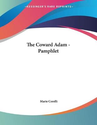 Book cover for The Coward Adam - Pamphlet