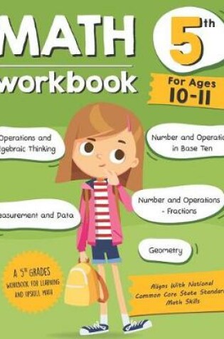 Cover of Math Workbook Grade 5 (Ages 10-11)