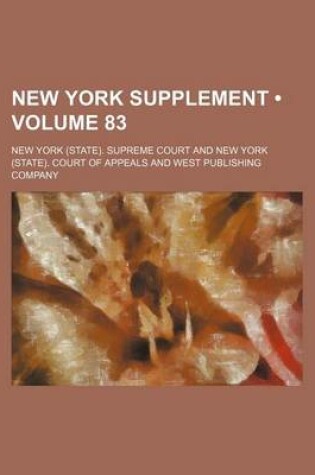 Cover of New York Supplement (Volume 83)