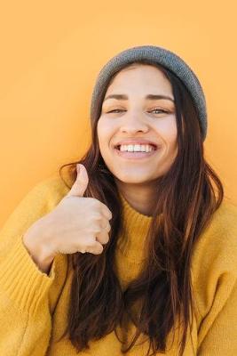 Book cover for Young Woman Giving Thumbs Up