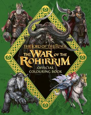 Book cover for The Lord of the Rings: The War of the Rohirrim Official Colouring Book