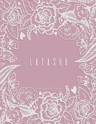 Book cover for Latasha - Dot Grid Journal, Dusty Pink