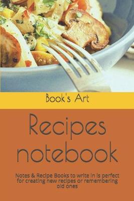 Book cover for Recipes notebook