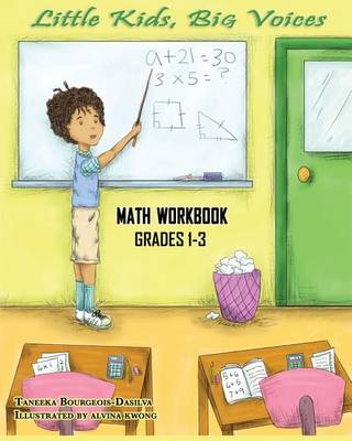 Book cover for Little Kids, Big Voices Math Workbook, Grades 1-3