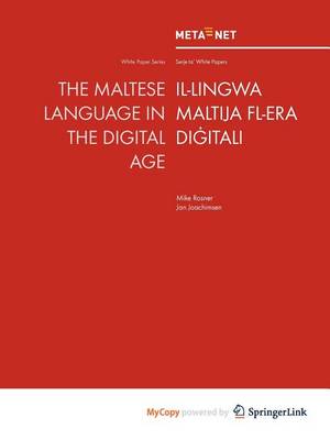 Book cover for The Maltese Language in the Digital Age