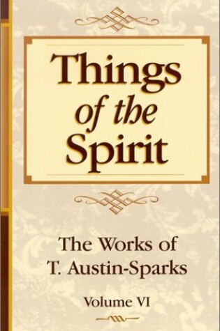 Cover of Things of the Spirit