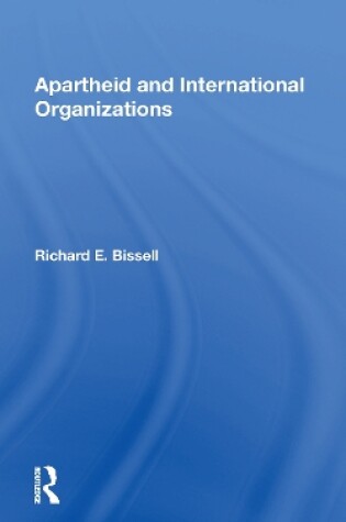 Cover of Apartheid & Intl Org