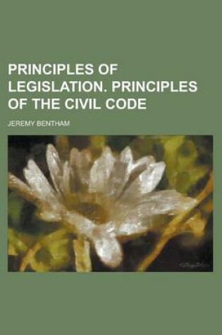 Cover of Principles of Legislation. Principles of the Civil Code