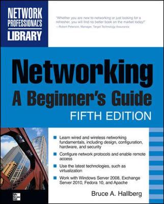 Book cover for Networking, A Beginner's Guide, Fifth Edition