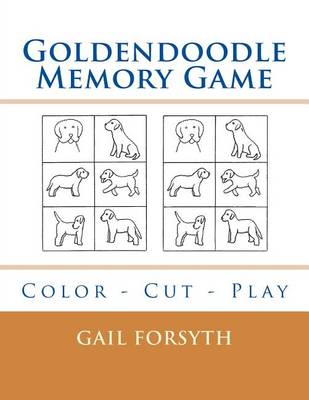 Book cover for Goldendoodle Memory Game