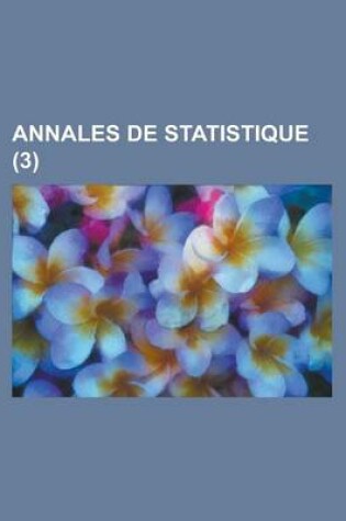 Cover of Annales de Statistique (3)