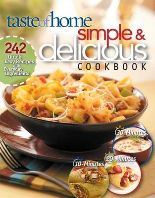 Book cover for Taste of Home Simple & Delicious Cookbook