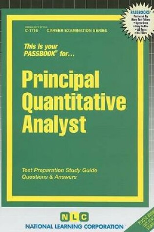 Cover of Principal Quantitative Analyst