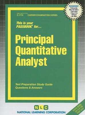 Book cover for Principal Quantitative Analyst