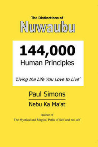 Cover of Distinctions of Nuwaubu