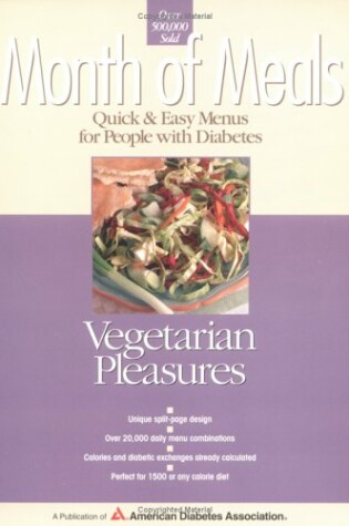 Cover of Month Meals: Vegetarian Please